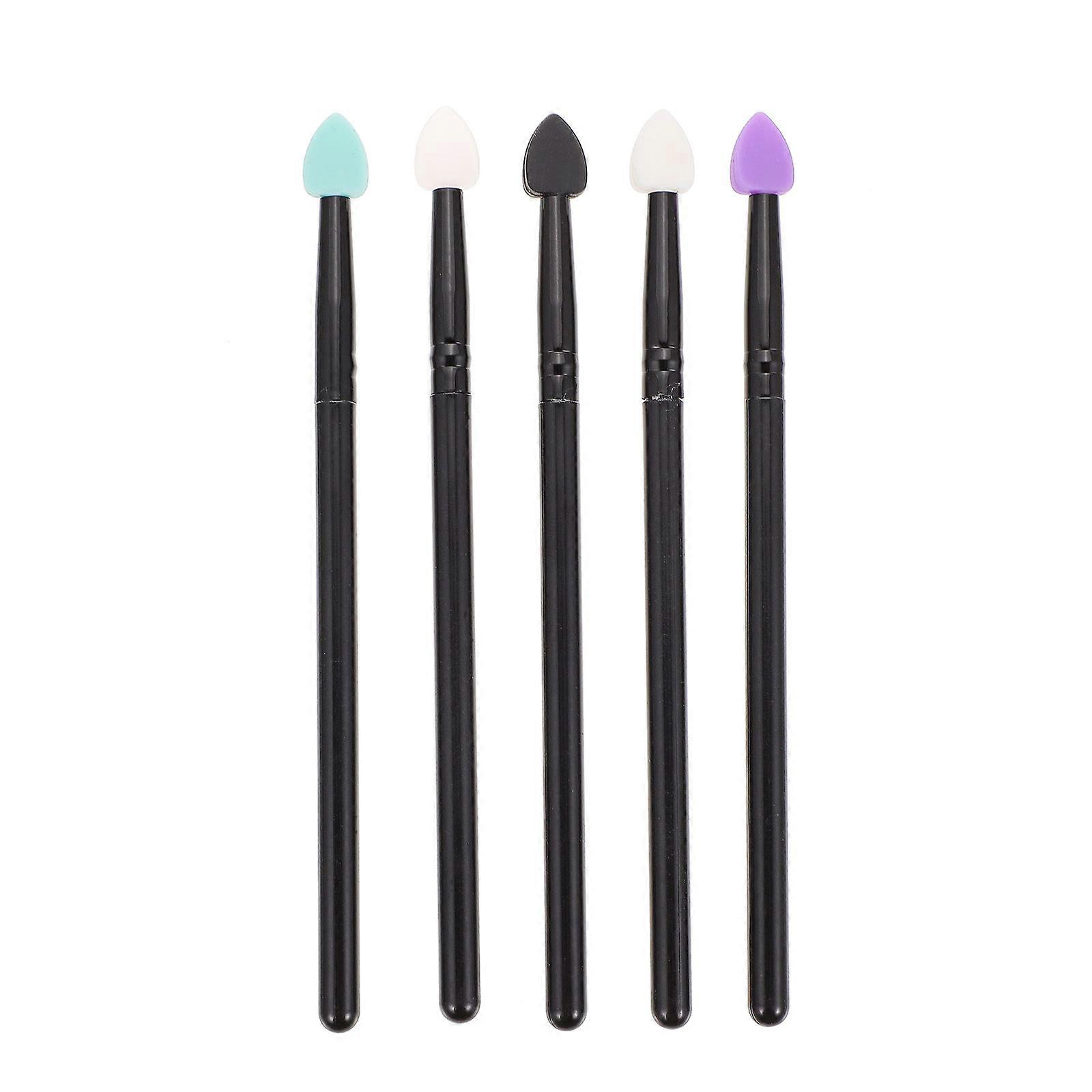 10Pcs Silicone Eyeshadow Brushes for Practical Makeup Application