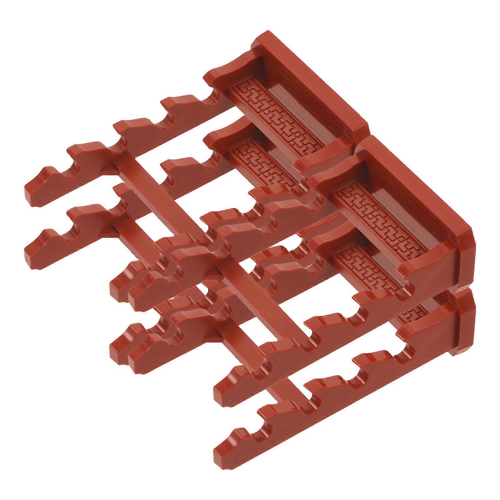 Model Display Rack Sword Holder Stand for Organizing 4Pcs Miniature Sword Pieces