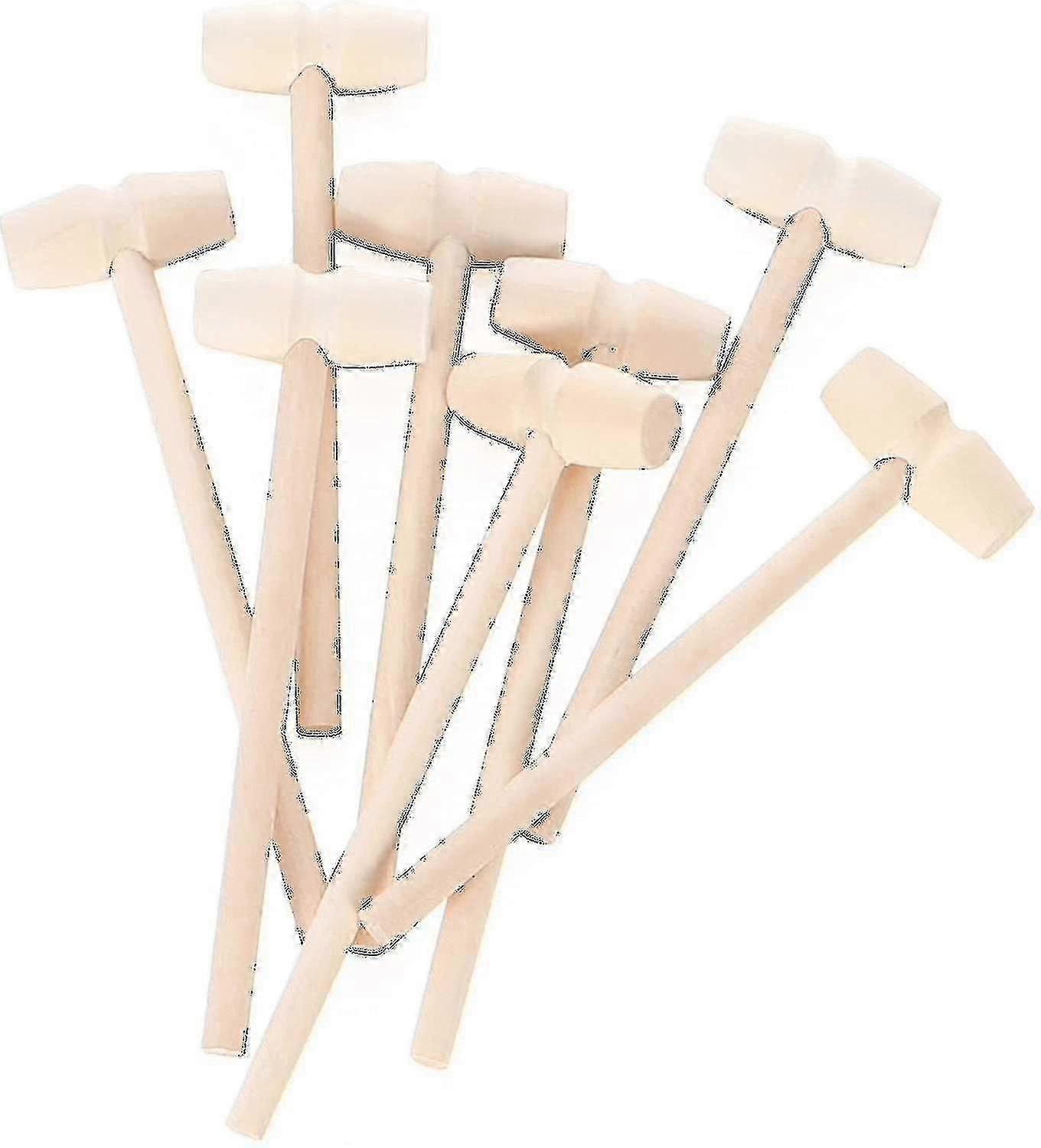 30 stk trehammere for sjokolade, mini breakable hjertehammer