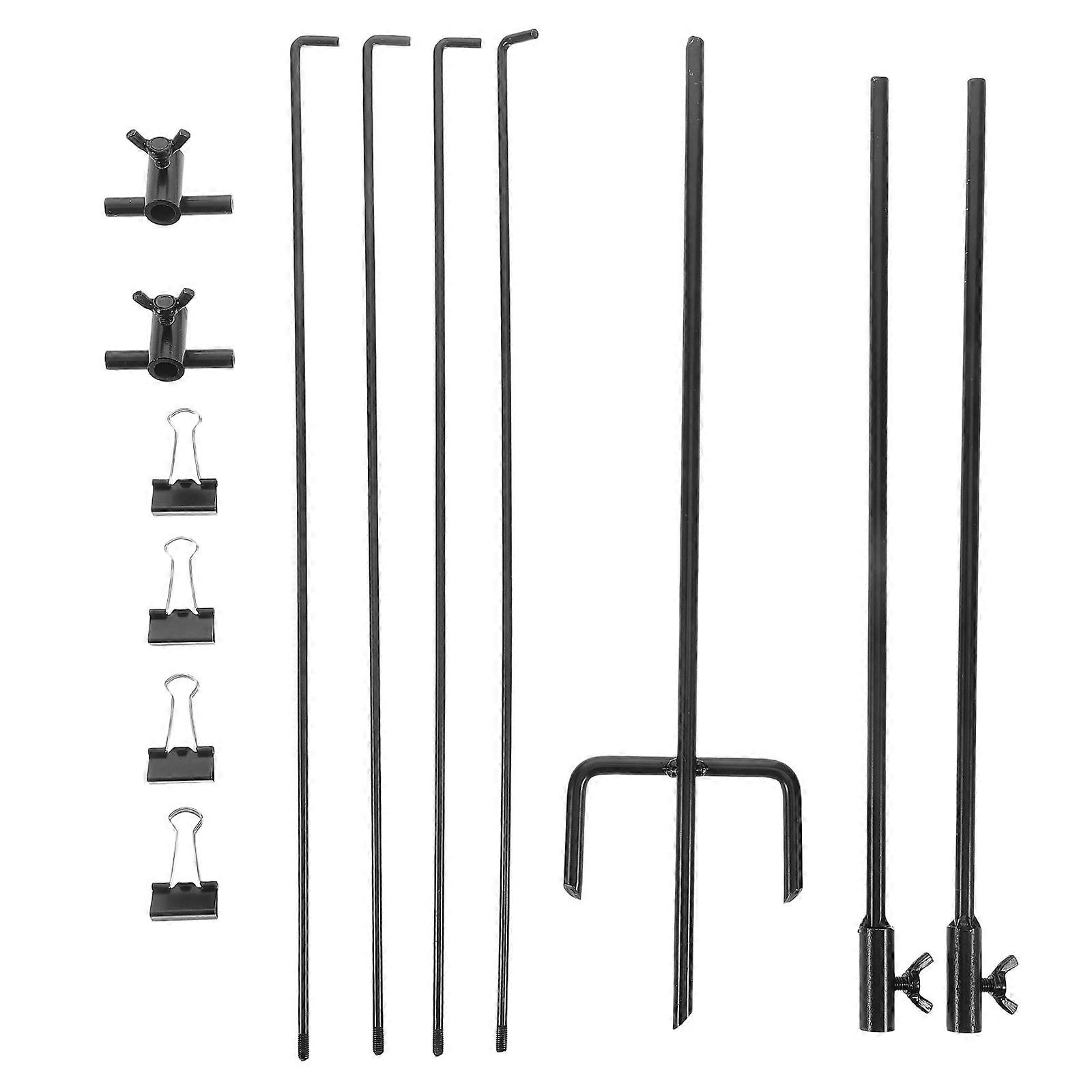 Durable Metal Target Stand Adjustable Paper Target Holder for Shooting Use