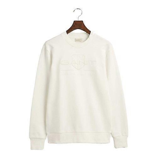 Gant Mens Tonal Logo Crew Neck Sweatshirt
