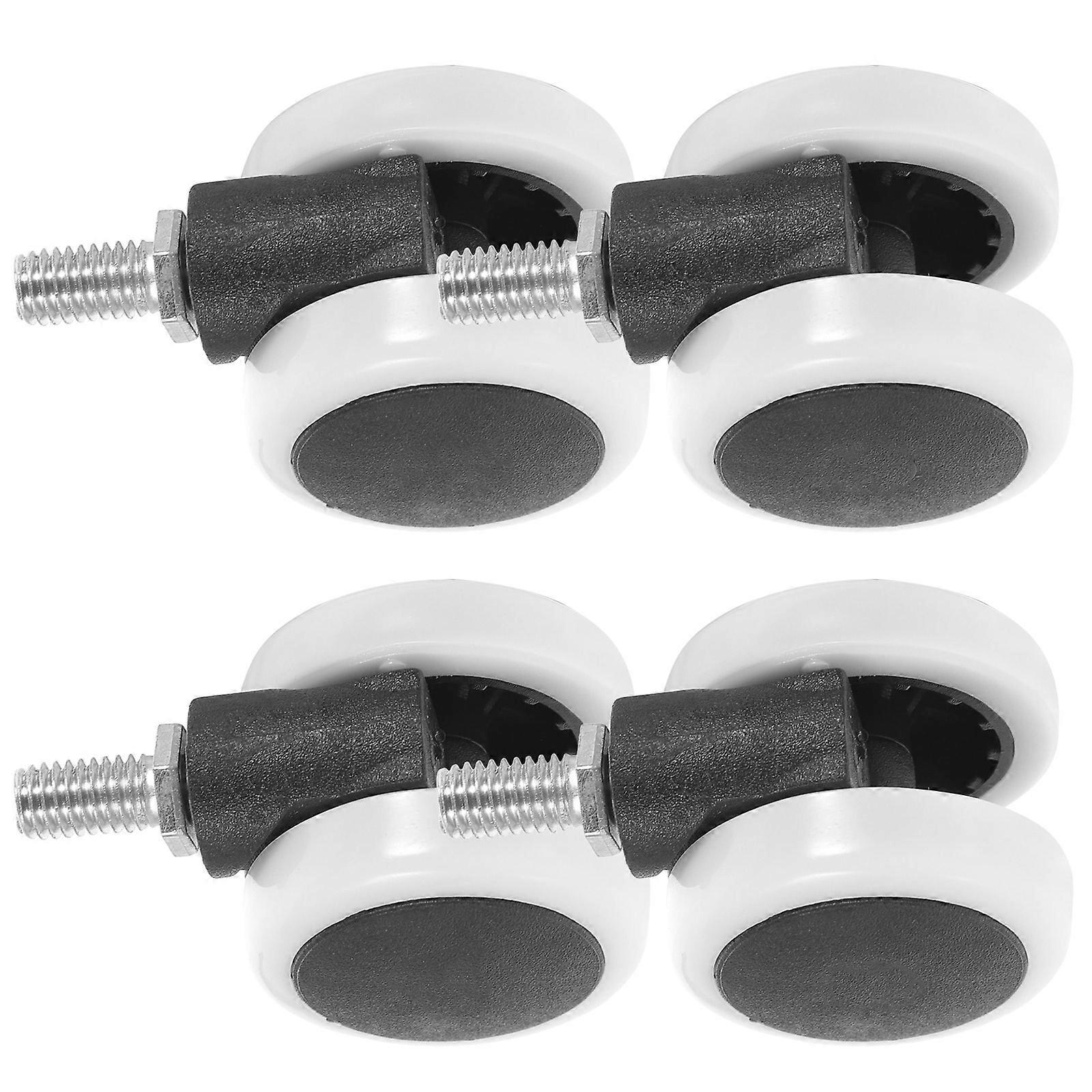 Replacement Wheels For Rolling Cart 360 Degree Rotation Weight Support 4Pcs