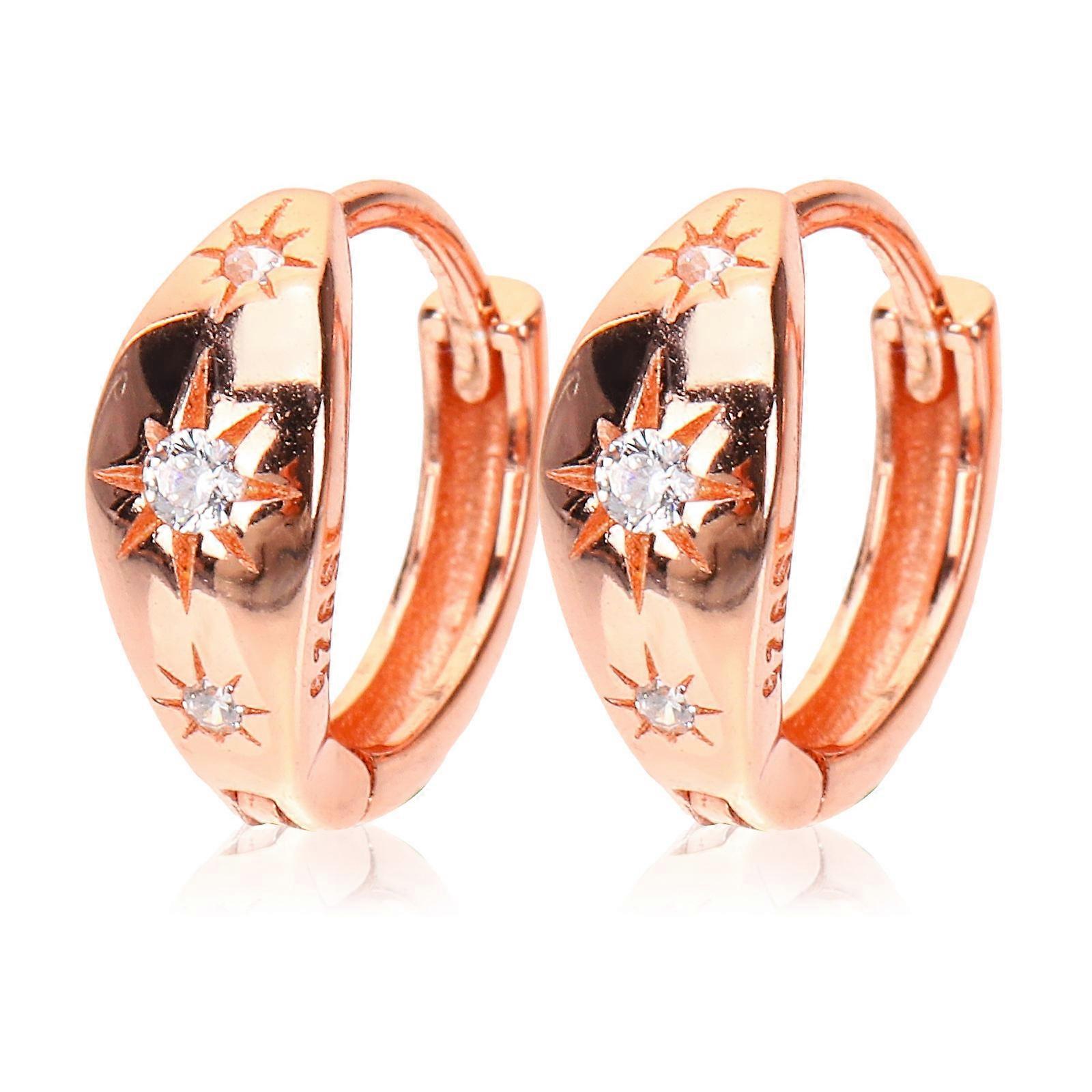 Durable Fine Craftsmanship Small Loop Earrings For Women Wedding Party 1Pair