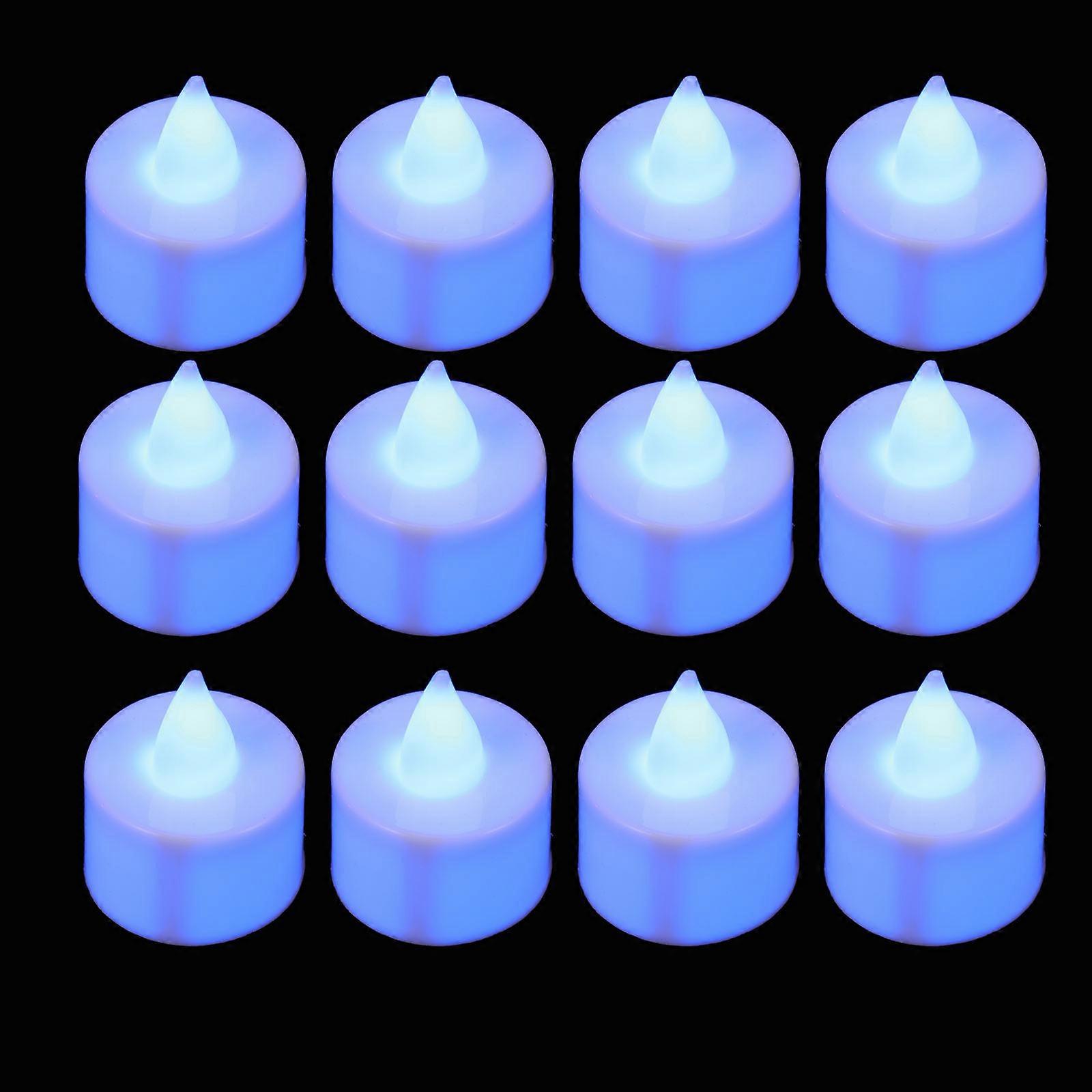 Electronic Candle Light Round Shaped 24Pcs Set