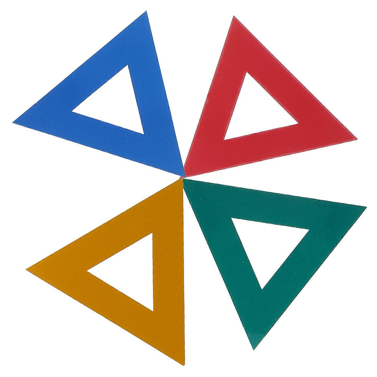 Reflective Car Warning Stickers for Safety 4Pcs Bumper Decal Assorted