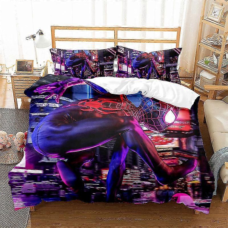 Two Or Three Piece Set Spider Man Superhero Series Duvet Cover Bedding Set Birthday Christmas Gift A02 26s