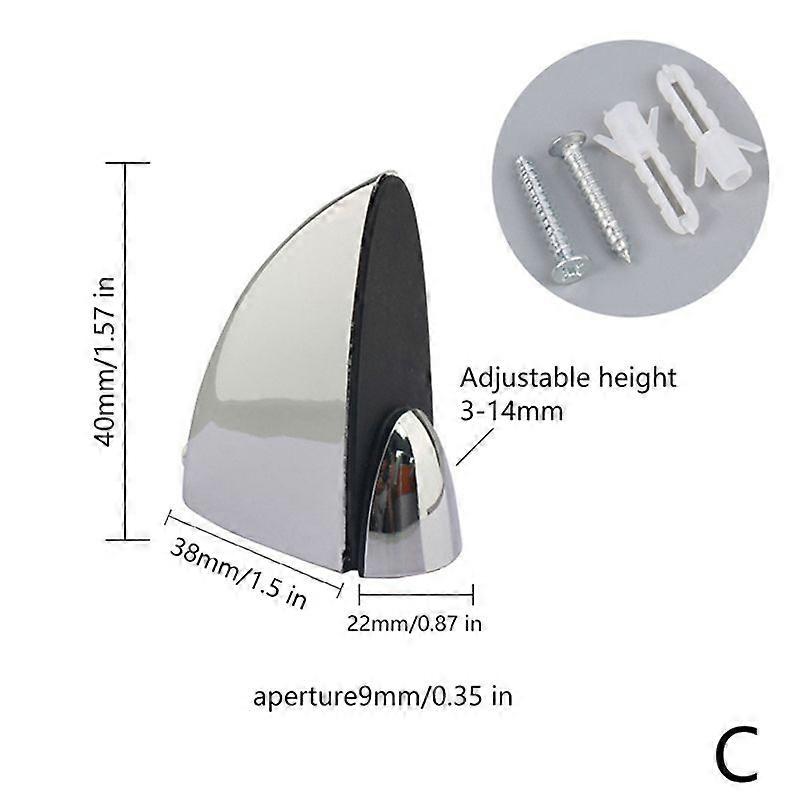 Adjustable Glass Shelf Holder Clamp Brackets Bathroom Support Clamps Bracket