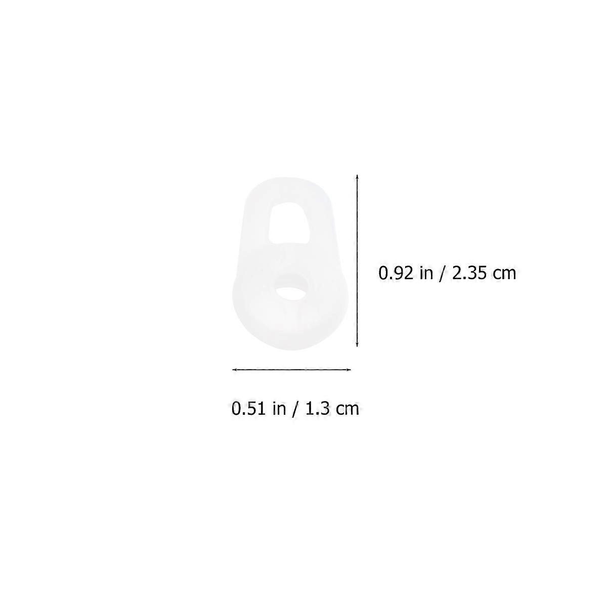 Wireless Earphone Caps Silicone Protective Covers White 40Pcs for Earphone Use