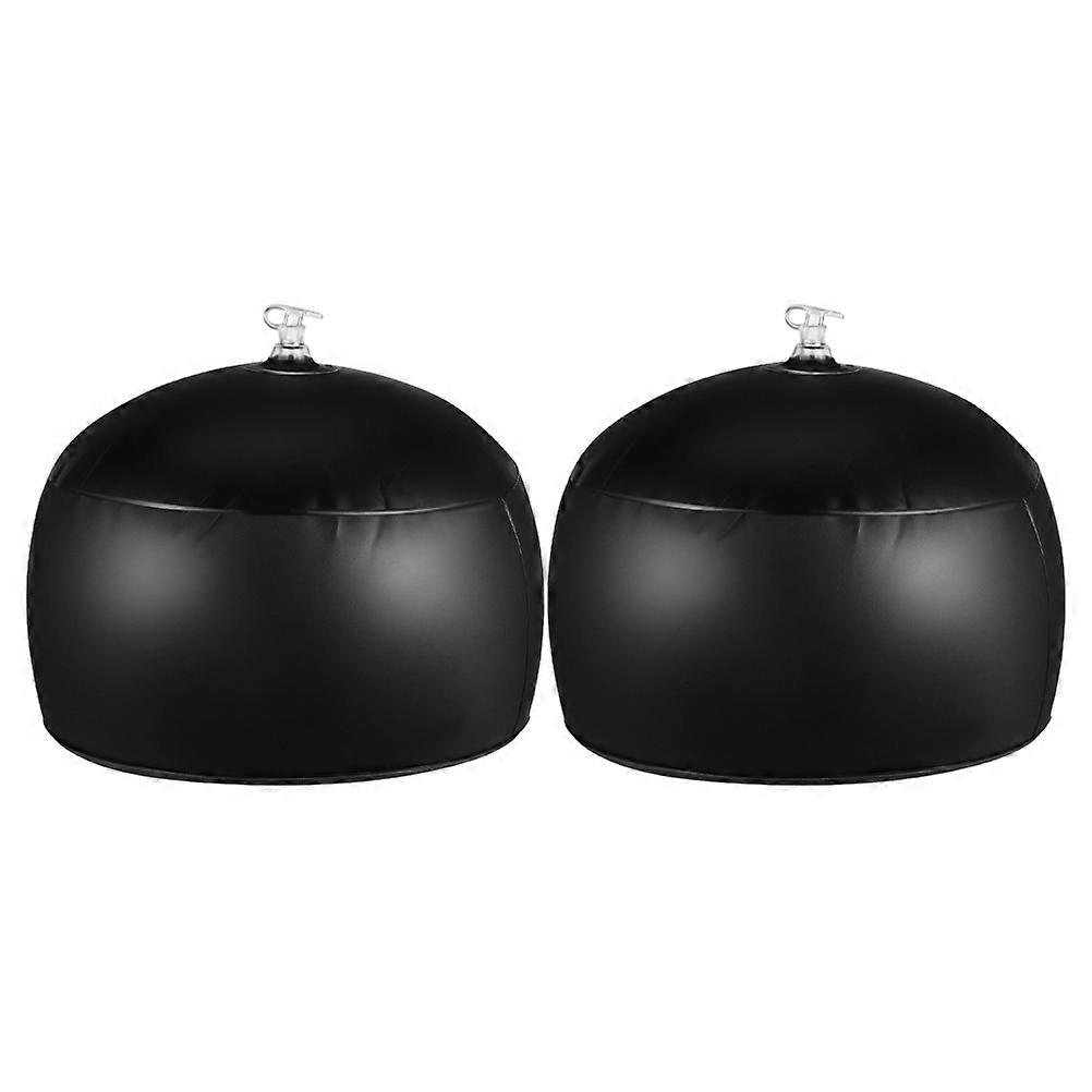 6Pcs Black Inflatable Hat Shaper Support for Display and Hat Maintenance