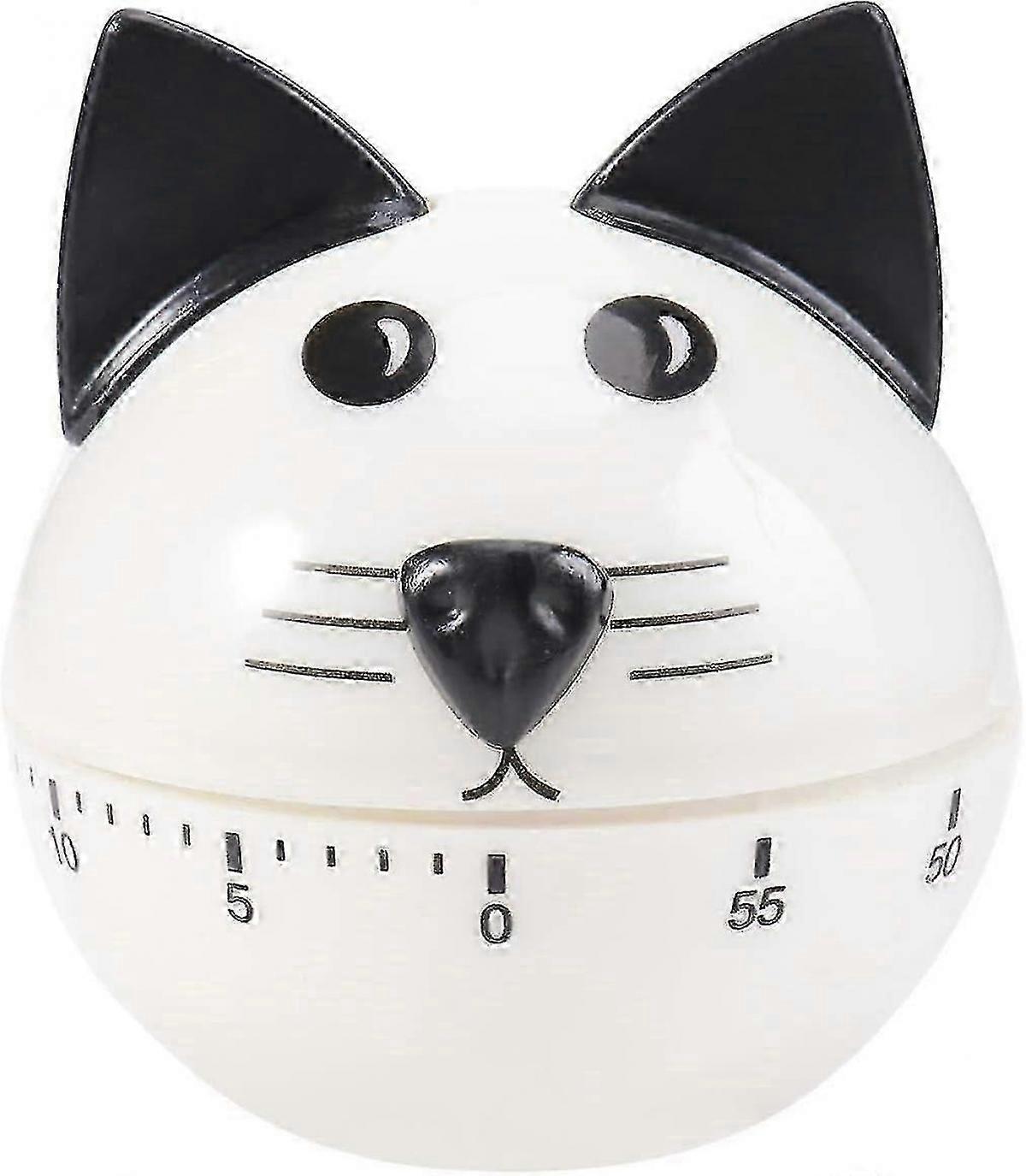 2025 Cat Kitchen Timer 60 Minutes Mechanical 3d Visual Timer Animal Alarm Clock Timer Kitchen Timer For Classroom