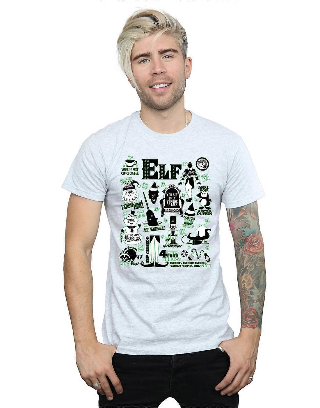 Elf Infographic juliste t-paita