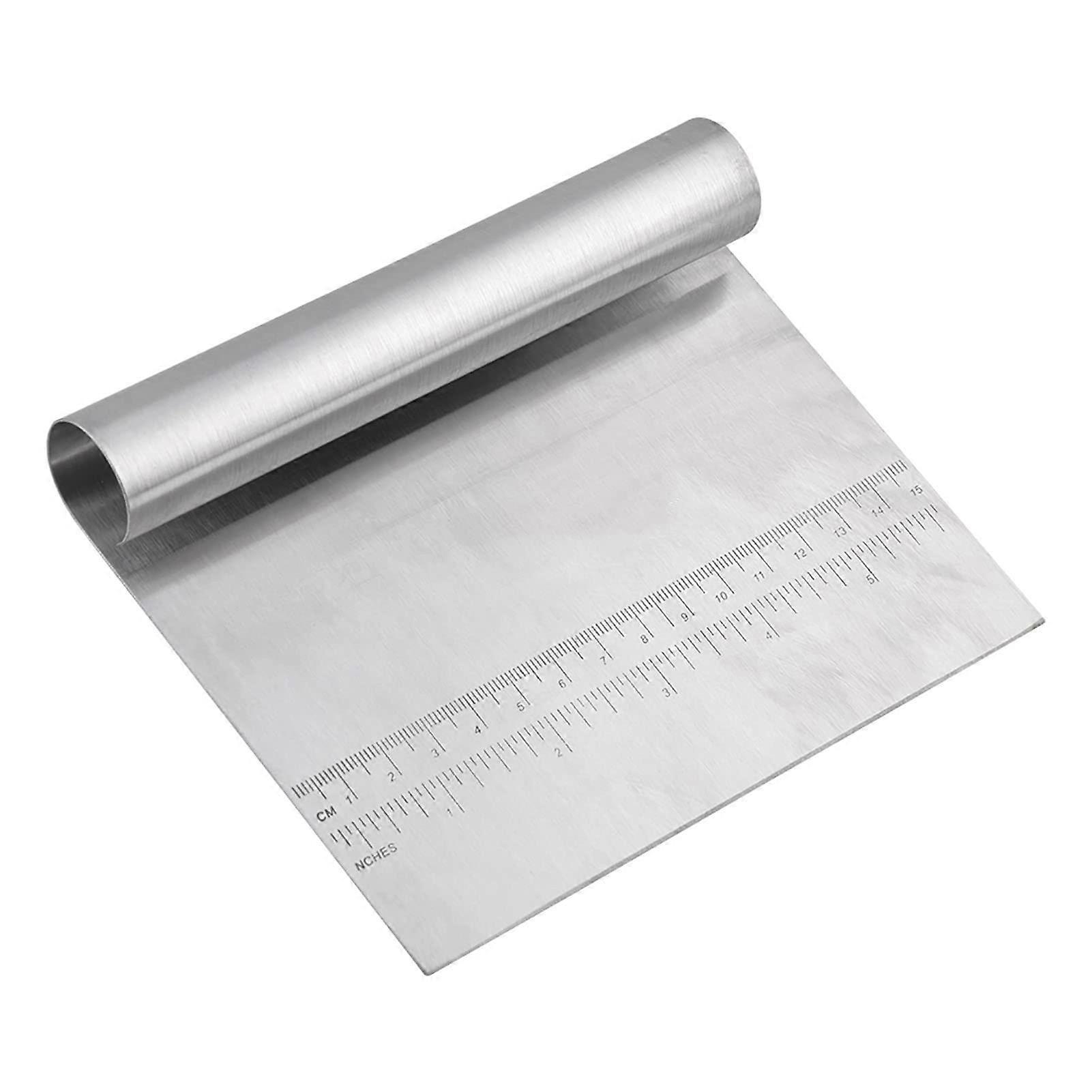 Stainless Steel Dough Scraper Pastry Cutter for Bread Cake Baking MultiPurpose RustResistant Tool