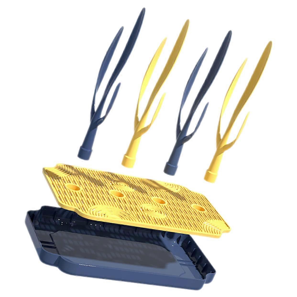 Bottle Drying Rack with Drainer Tray Scratch Smooth Bracket Space Saving for Home and Travel