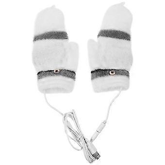 1 Pair Cozy Warm Winter Gloves Heated Gloves Ideal for Skiing and Cycling