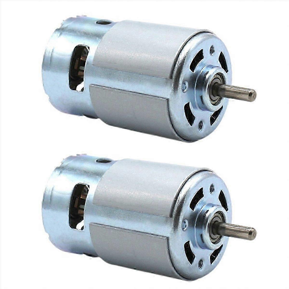 2X 775 Motor (12-24V Double Ball Bearing) High Speed High Torque DC ...