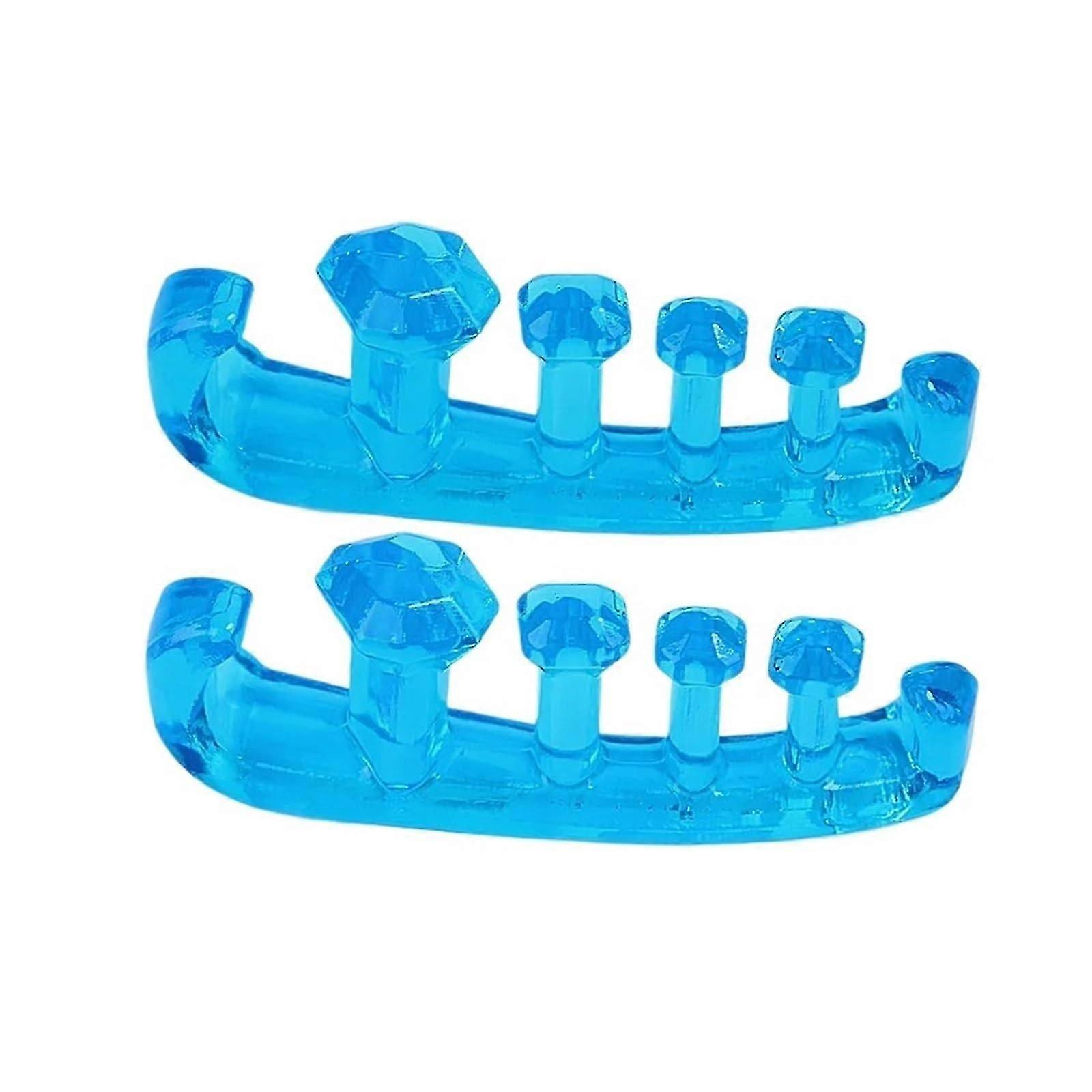 Gel Toe Separator Size L for Bunions and Overlapping Toes, Soft Spacer with Toe Alignment Support