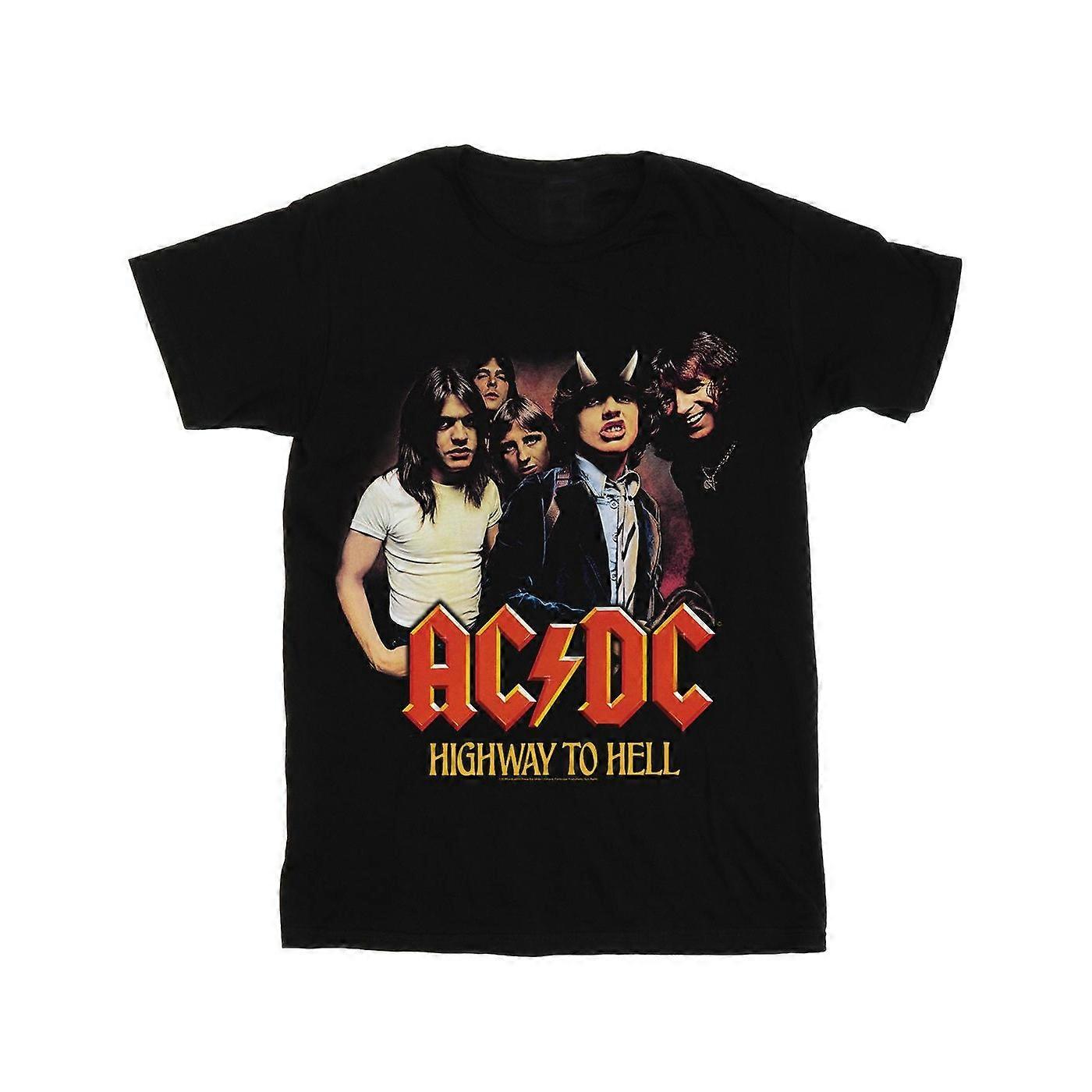 ACDC jenter Highway To Hell Group Bomull T-skjorte