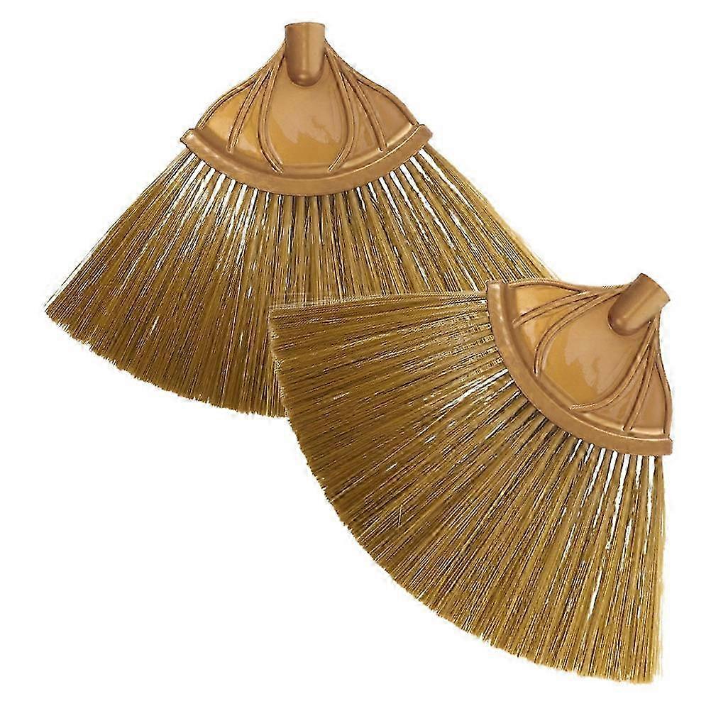 2Pcs Coffee Broom Replacement Head for Home Cleaning Sweeper Use