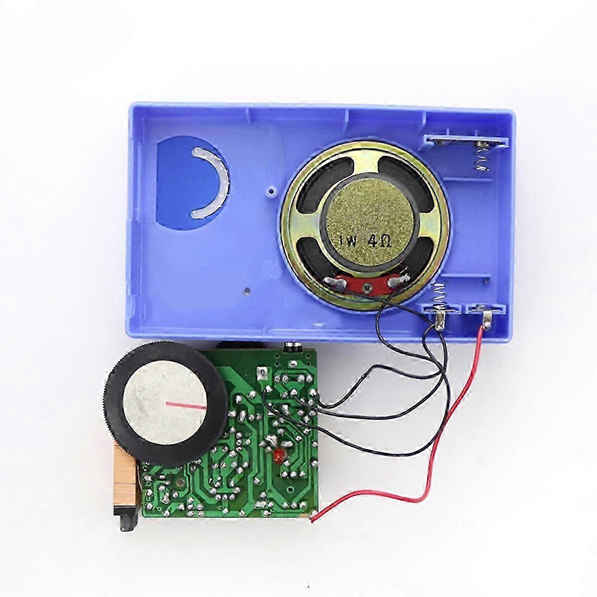 Radio Receiver 6 Transistor Schematic+Enclosure Speaker DIY Kit