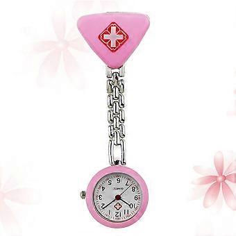 Nurse Watch Triangle Medical Nurse Fashionable Watch Hanging Brooch 1Pcs