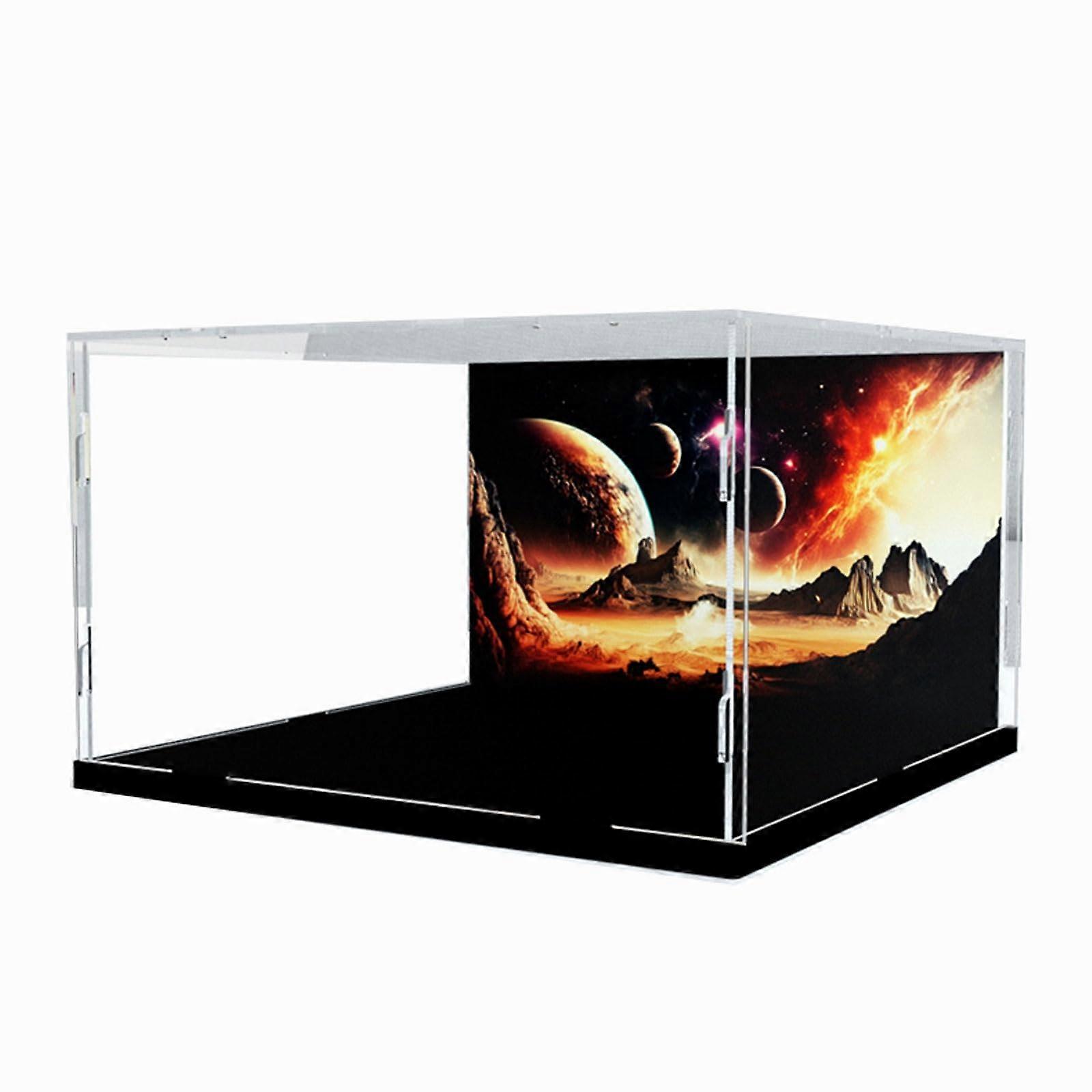 TIE Bomber Display Case Clear Acrylic Dustproof Box for  75347 Model Showcase