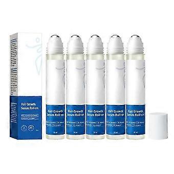 1~5x hårväxtserum roll-on - 3% rosmarin, 3% redensyl och 2% biotin, 25 ml, behandling mot håravfall för män och kvinnor, absorberas snabbt