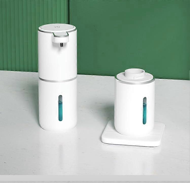 Automatic Soap Dispenser Touchless Smart Sensor Wall Mounted USB Rechargeable Large Tank White