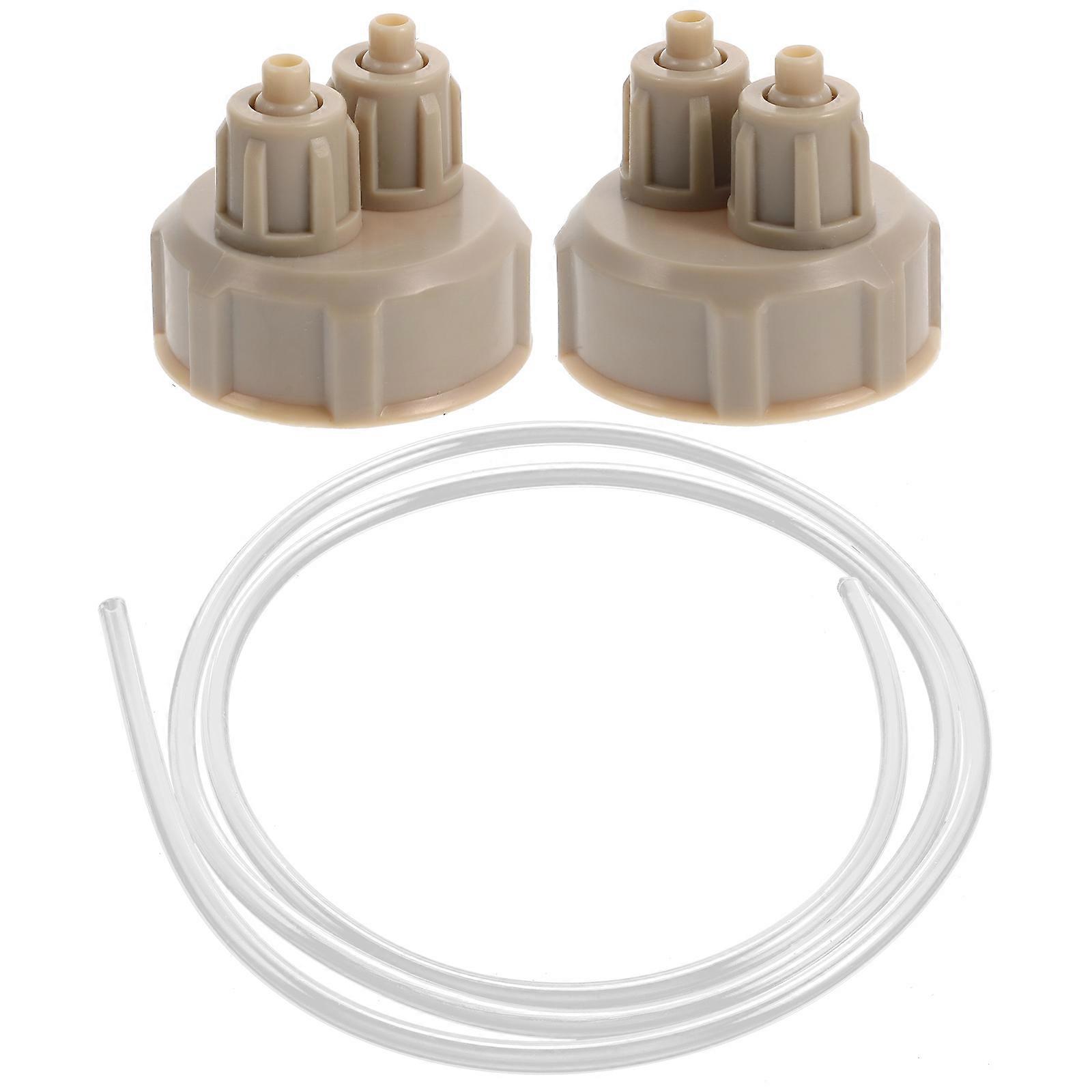 Aquarium Co2 System DIY Generator Bottle Caps for Carbon Dioxide Reactor 4Sets