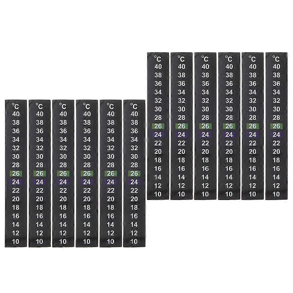 Fish Tank Thermometer Sticker for Digital Temperature Testing 24Pcs Aquarium Strips