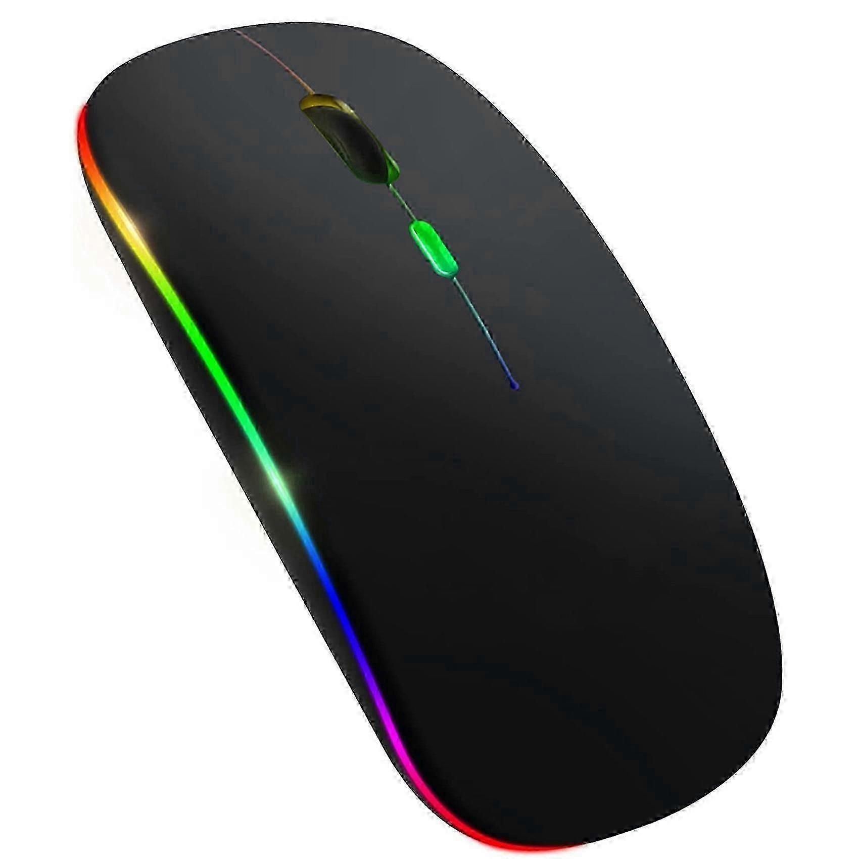 Wireless Mouse Bluetooth 5.1 Rechargeable 2.4G Wireless Backlite
