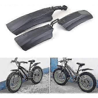 Bicycle Mudguard,26 Inch Plastic Bike Front Rear Fenders Durable Tyre Mudguards For Fat Tire Mountain Bike