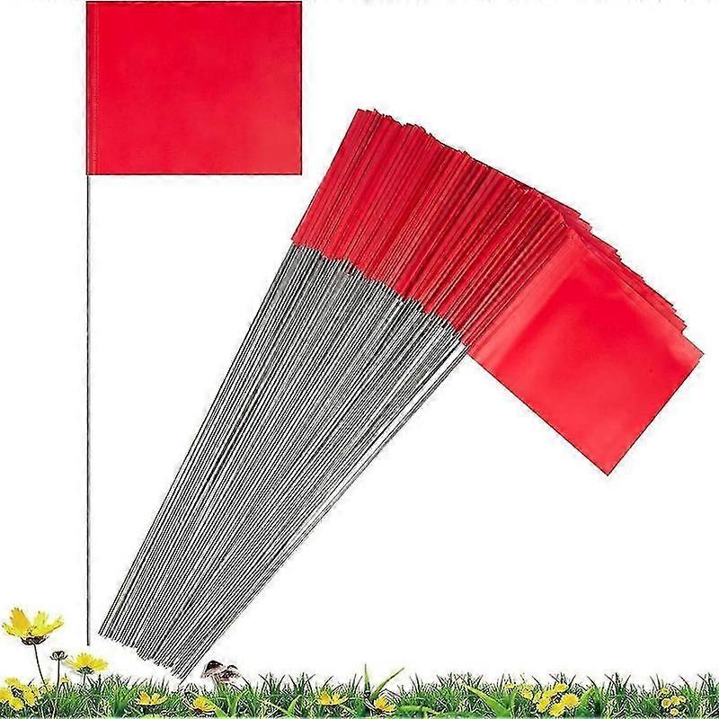 100pcs pvc marking flags waterproof durable