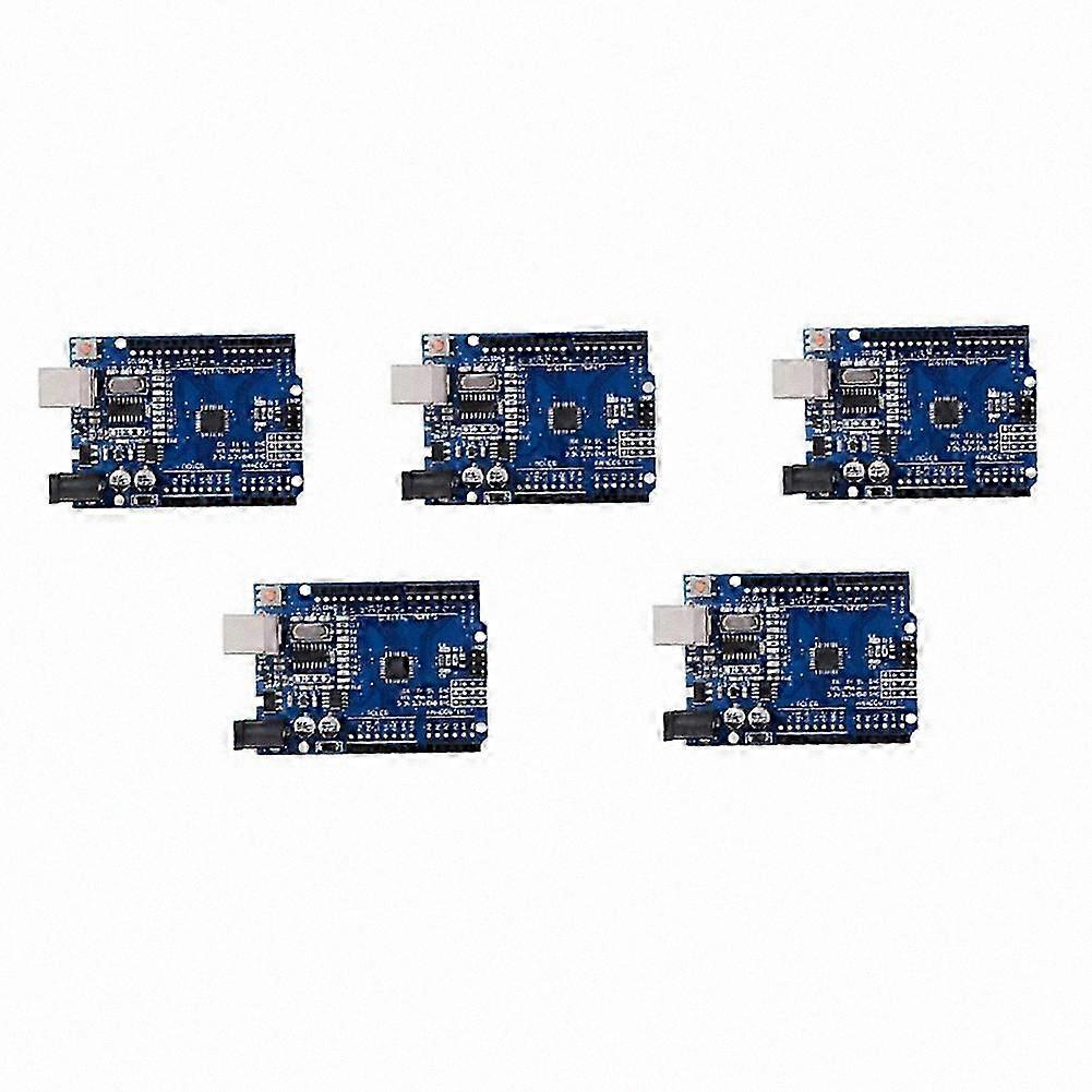 5PCS Microcontroller Board with ATMEGA328P Chip, 16MHz, Type-C Cable, Compatible with Arduino Development Kits