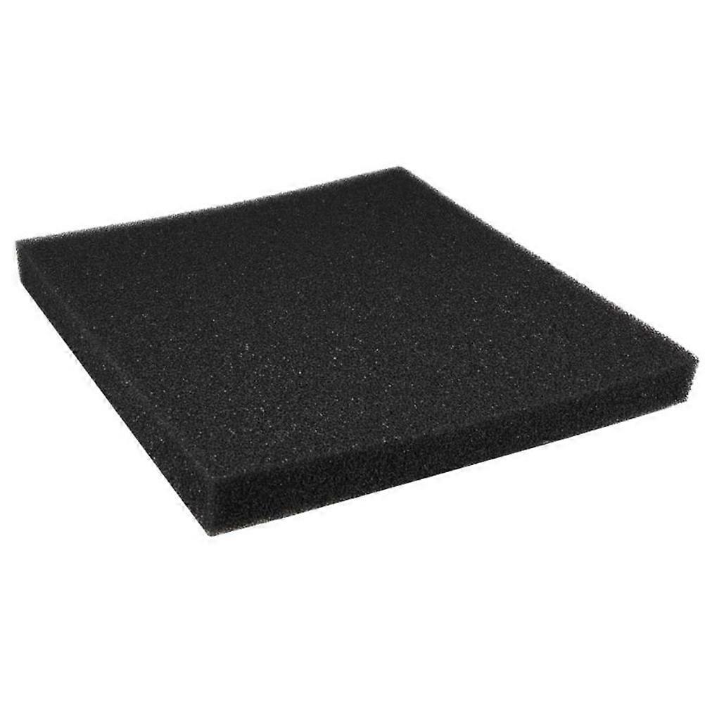 Schwarzer Aquarium-Filter, Baumwollfilter für 2 Blätter