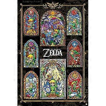 ZELDA BLACK STAIDED GLASS -palapeli aikuisille ja lapsille G0274