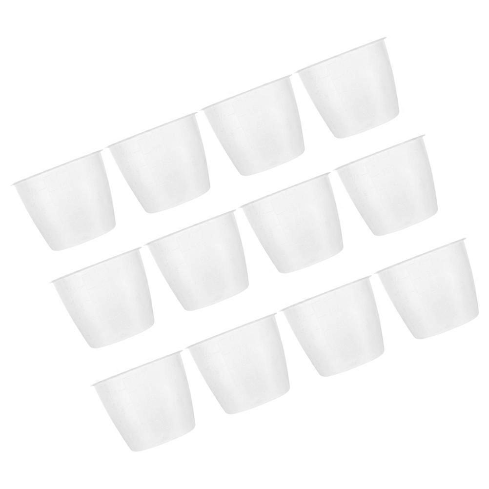 12Pcs Rice Measuring Cups for Measuring Ingredients Clear Plastic Material
