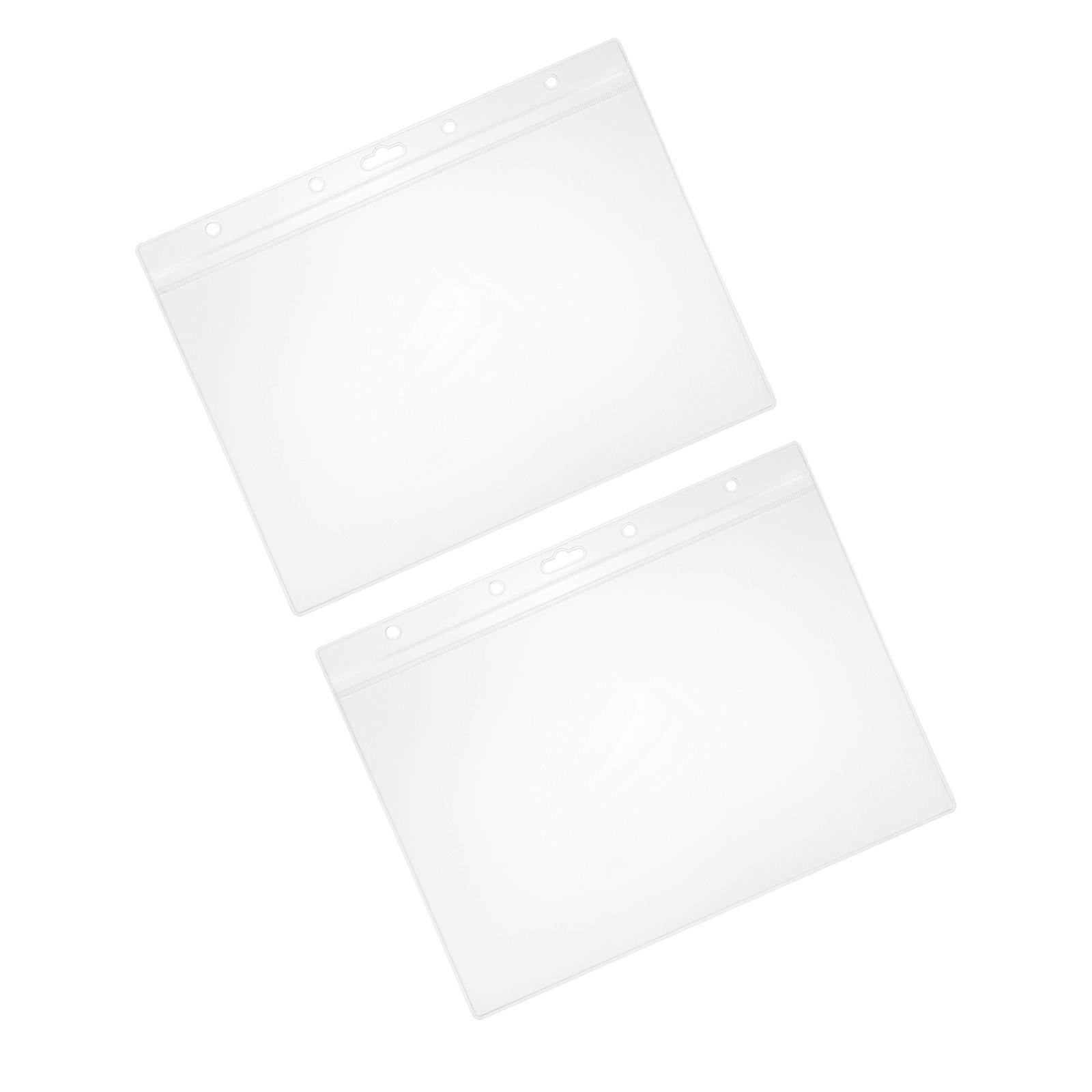 Practical Document Protect Covers PVC Protective Covers for 2Pcs Protection