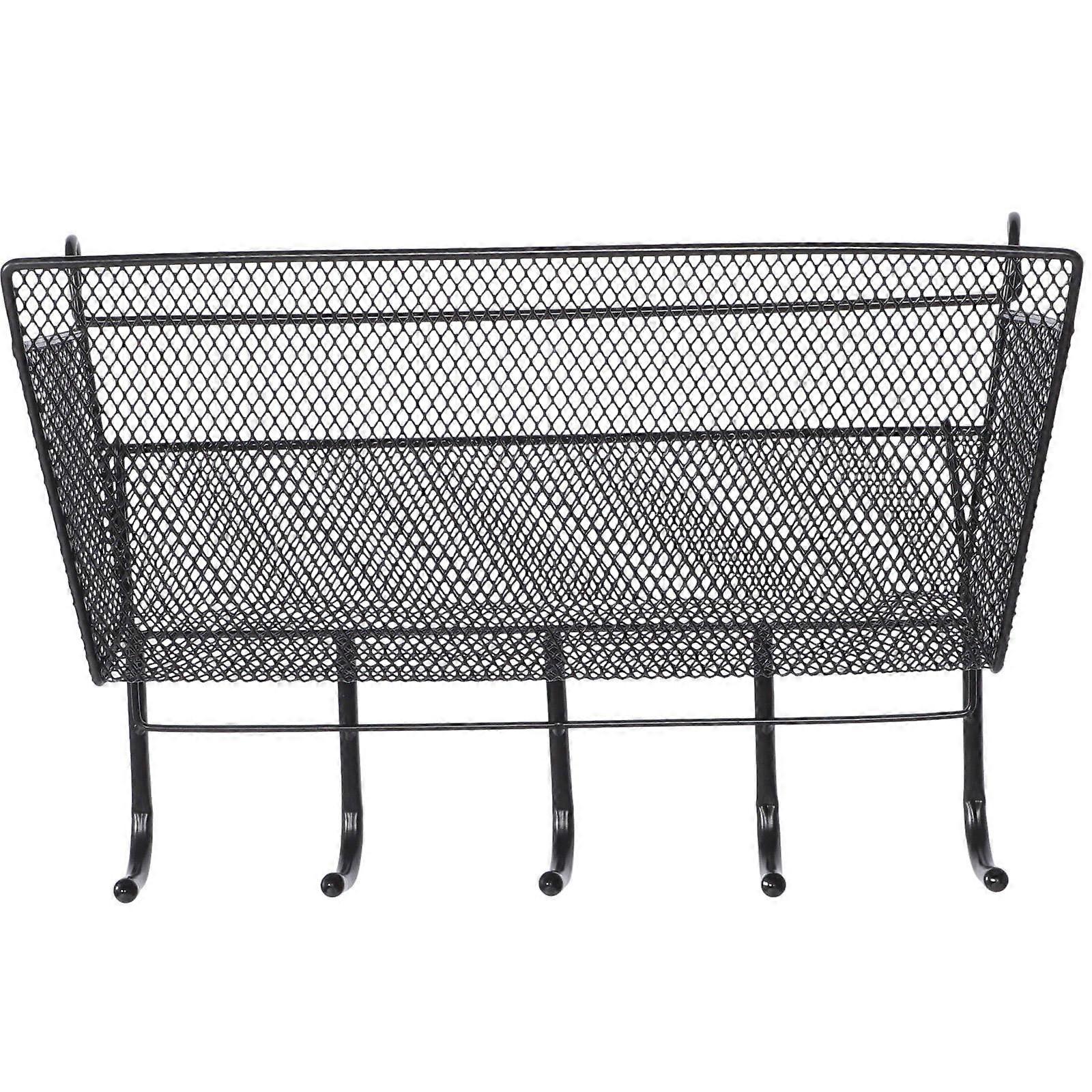 Storage Basket for Kitchen Use with Iron Hanging Design