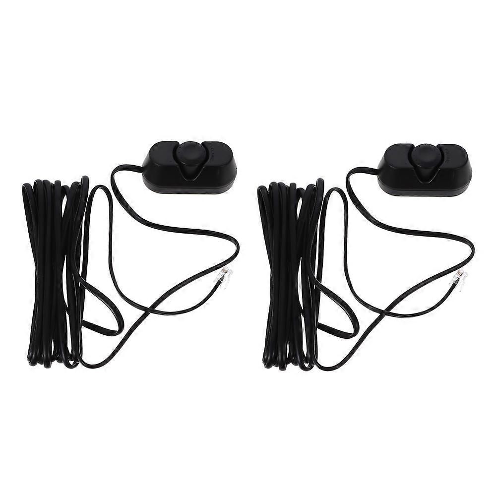 Power Amplifier Inline Volume Control Black PVC Remote Volume Adjuster 10Pcs