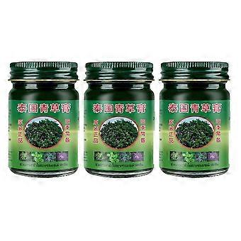 1-3x Thaise massagecrème met groene kruiden 50 g - Verzachtende en ontspannende formule