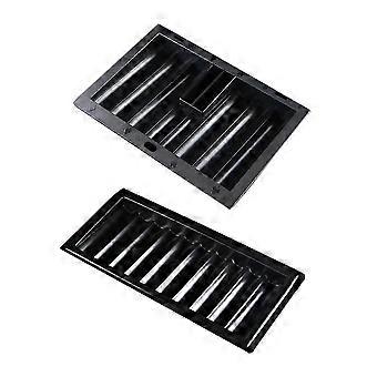 prodef 2pcs Poker Chip Tray Table Chips Tray Poker Chip Holder Plastic Table Chip Tray good