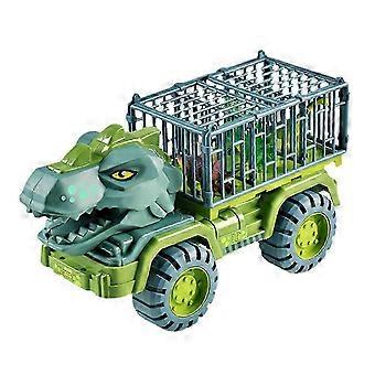 Dinosaurier-Transporter-LKW-Spielset mit 3 Dinosaurierfiguren, Ei und Baum für Kinder
