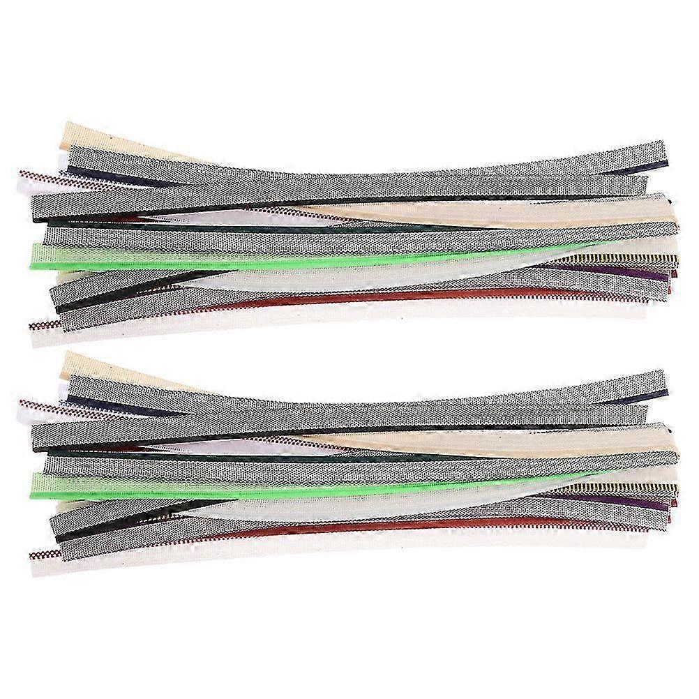 Bookbinding Supplies Cotton Bookbinding Headbands for Craft 2Sets Assorted