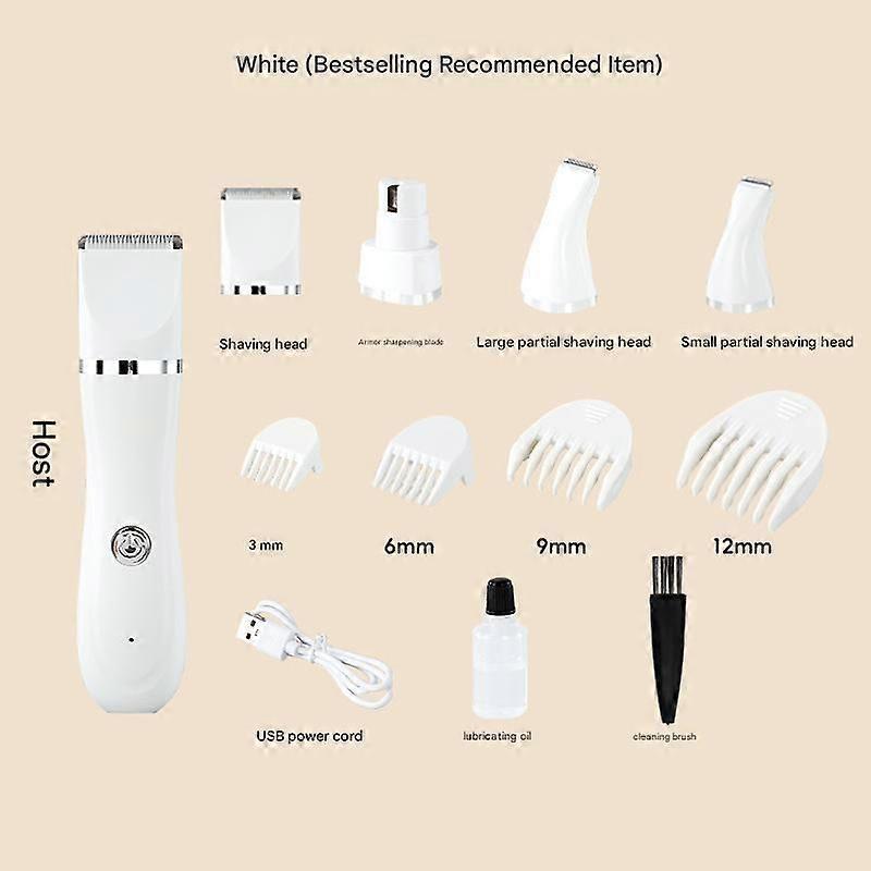 4-in-1 Rechargeable Pet Grooming Clipper Kit