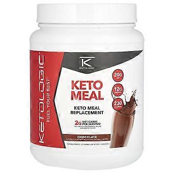 KetoLogic, KetoMeal, Maaltijdvervanger, Chocolade, 1,8 lb (828 g)