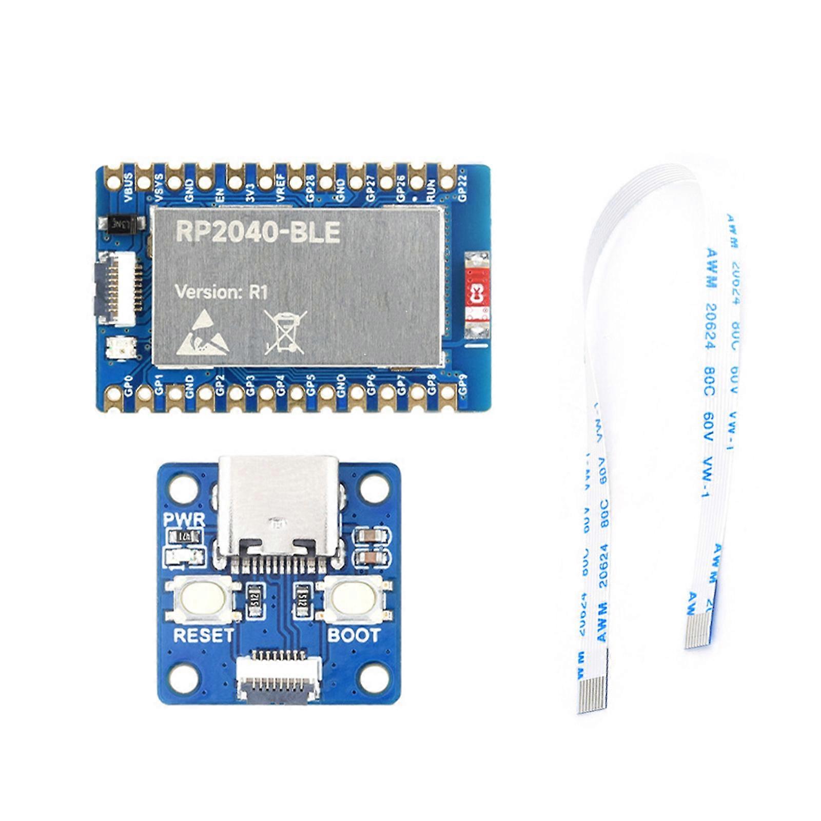 RP2040 Bluetoothcompatible Microcontroller Development Board Basedon for RPI 2MB Flash Twocore Arm M0+ Multicolor