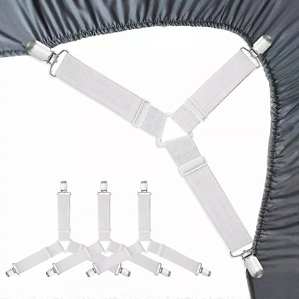 Bed Sheet Holder Straps Fitted Sheet Keepers Bedsheet Holders Fasteners - Elasti