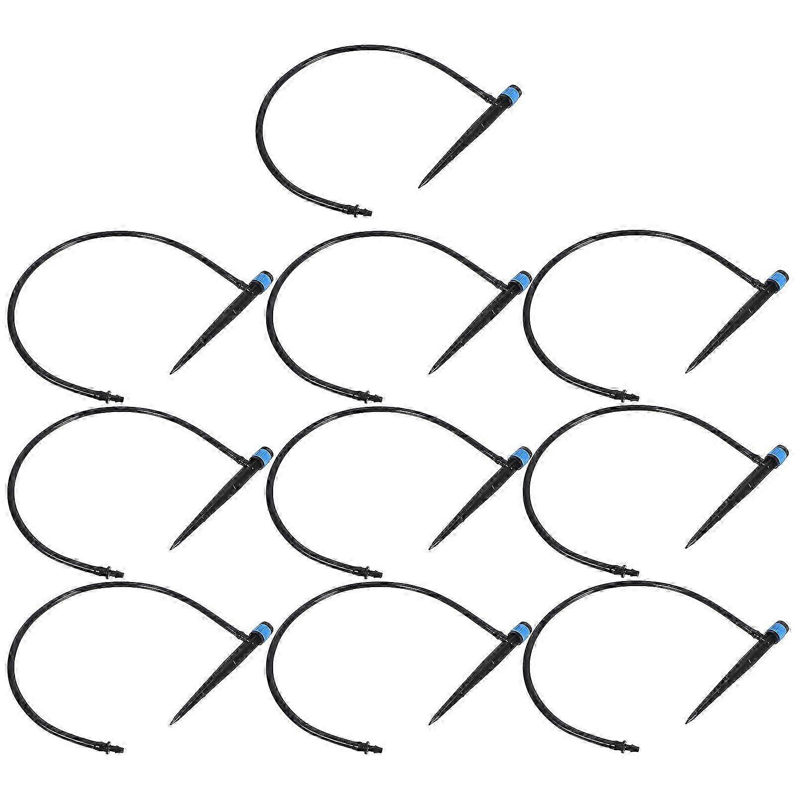 10Pcs Adjustable Garden Drip Irrigation Sprayer, Leak-Proof, 360 Degree Coverage