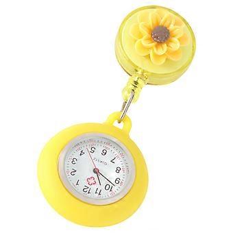 Reloj de enfermera redondo Exquisito reloj de bolsillo Reloj colgante duradero para decoración