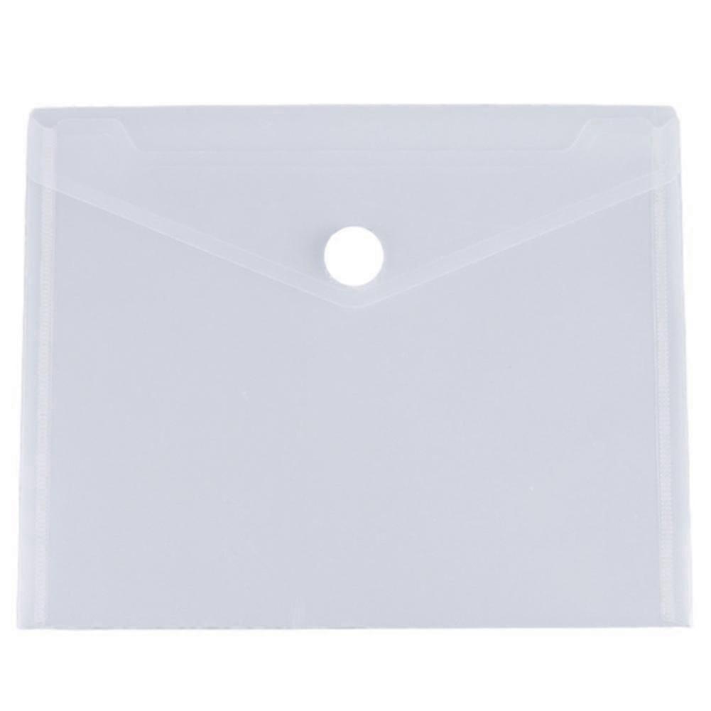 Transparent A5 Plastic Envelope File Bag - 30pcs Large Capacity